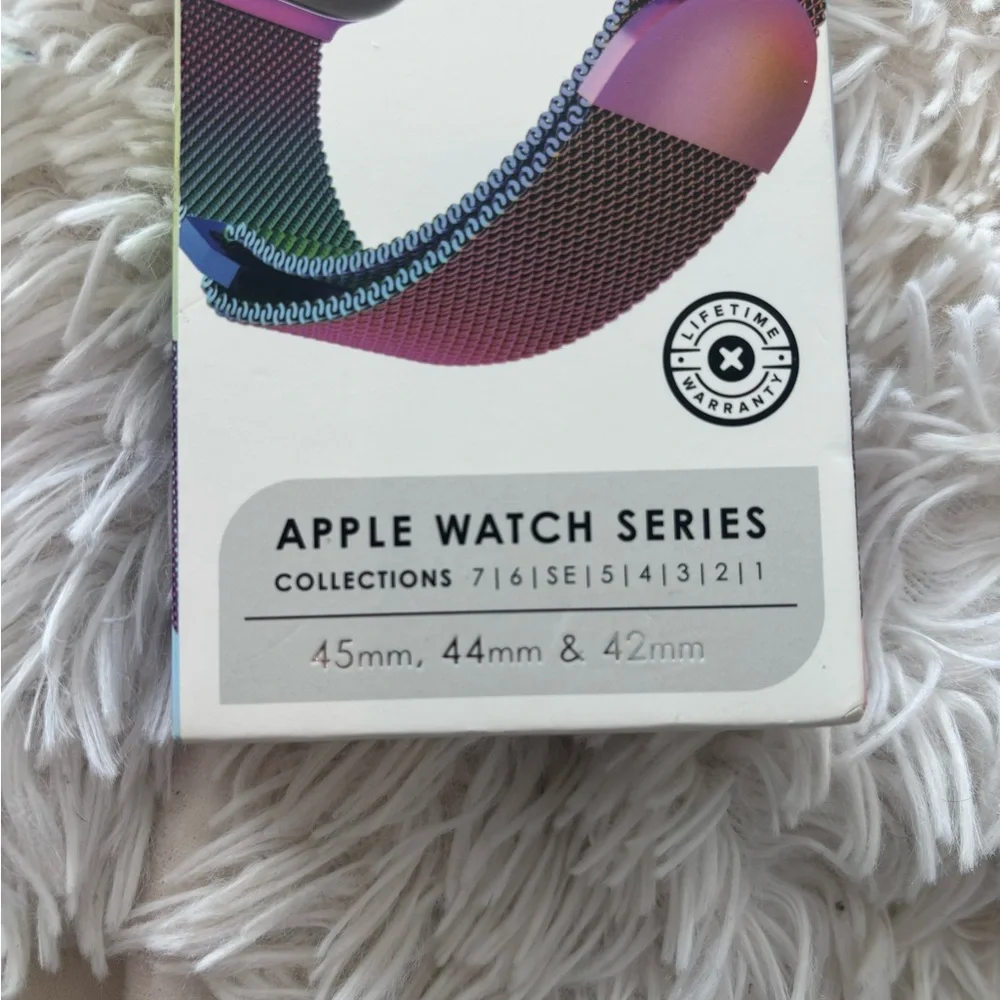 Mesh Loop Stainless Steel Milanese Band for Apple Watch - Iridescent